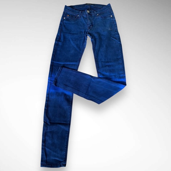 HUDSON Krista Blue My Mind Ombre Super‎ Skinny Jeans Size 25 | EUC - Picture 3 of 9